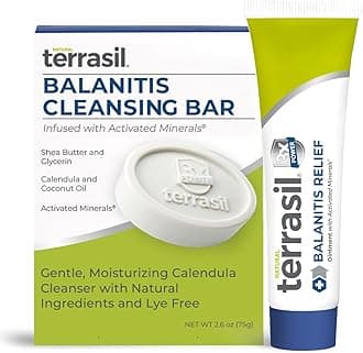 terrasil Balanitis Relief + Cleansing Soap 2-Product Kit - Balanitis Treatmen...