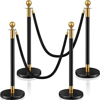 stanchions and velvet ropes