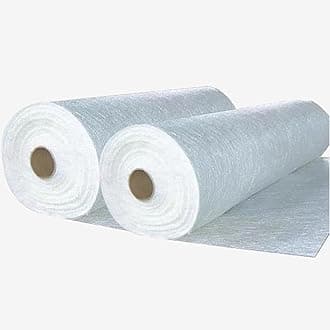 Fiberglass Chopped Strand Mat Fiber Glasses Repair Sheet Fiberglass Roll for Molding Casting Roofing Repairing Boats Reliable Reinforcement Material(Size:41in*210ft)