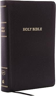 KJV Holy Bible: Personal Size Giant Print with 43,000 Cross References, Black Bonded Leather, Red Letter, Comfort Print: King James Version: Holy Bible, King James Version