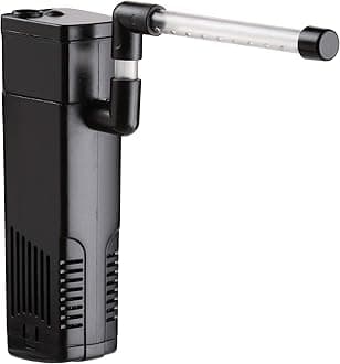 NICREW Aquarium Internal Filter, Submersible Power Filter with Multiple Function for Fish Tanks 2 to 5 Gallon, 40 GPH, 3.5W