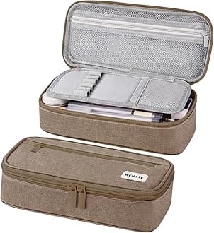 Pencil Case, Large Storage Organizer for Stationery, Back - to - School Essential, Teacher Must - have, Big Pencil Pouch, Marker Case School Supplies for College & High School